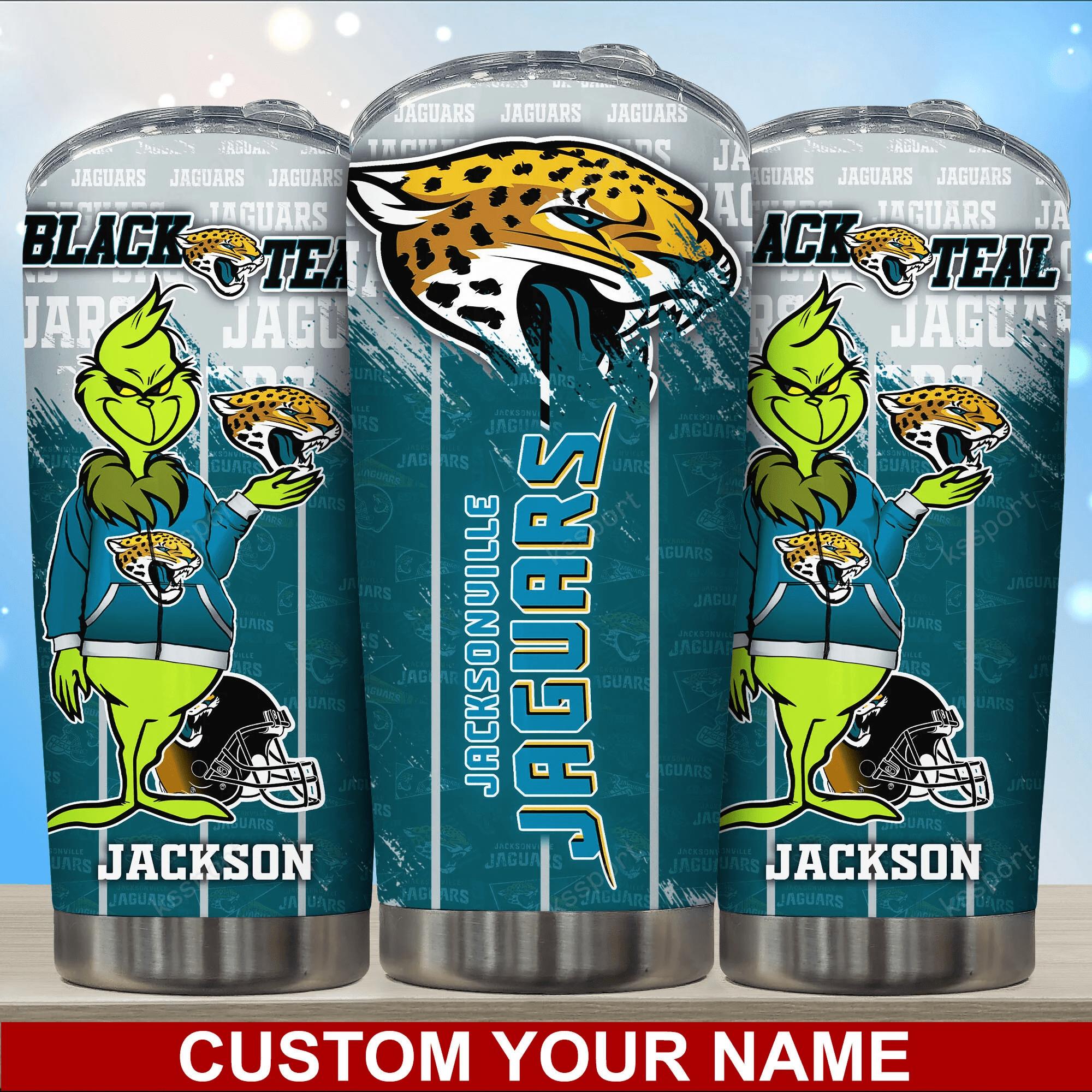 Jacksonville Jaguars Personalized Tumbler for Fans