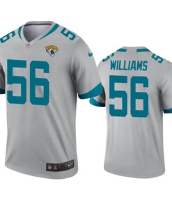 Jacksonville Jaguars Quincy Williams Silver Inverted Legend Jersey