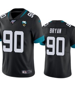 Jacksonville Jaguars Taven Bryan Black 100th Season Vapor Limited Jersey