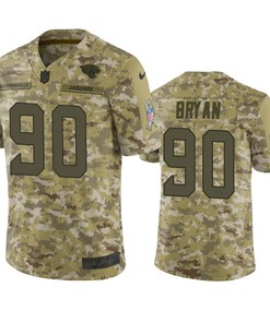 Jacksonville Jaguars Taven Bryan Jersey Nfl Camo Salute To Service