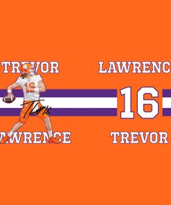 Jacksonville Jaguars Trevor Lawrence Orange Tumbler - Official Team Merchandise, Durable Construction