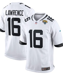 Jacksonville Jaguars Trevor Lawrence White 2021 Nfl Draft First Round Pick Game Mens Jersey Gift For Jaguars Fans