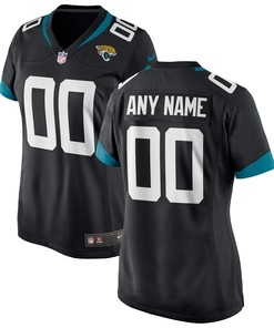 Jacksonville Jaguars Womens Custom Jersey Black Custom Jerseys Nfl