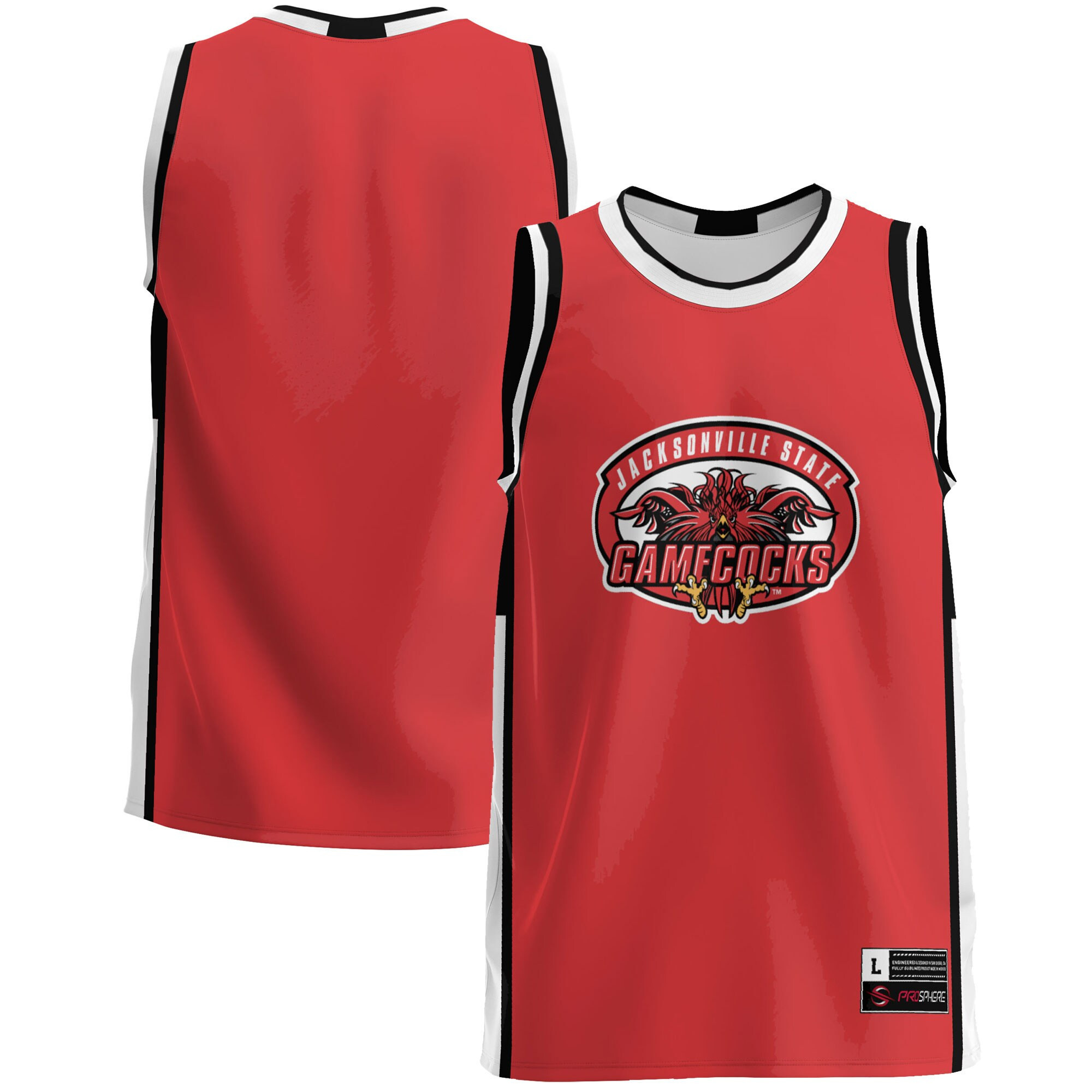 Jacksonville State Gamecocks Basketball Jersey - Red Ncaa