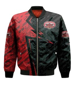 Jacksonville State Gamecocks Bomber Abstract Pattern Sport- NCAA