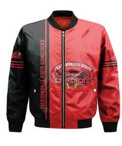 Jacksonville State Gamecocks Bomber Jacket Half Style - NCAA