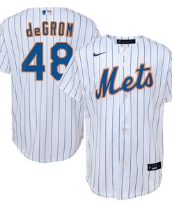 Jacob Degrom New York Mets Home Replica Player Jersey - White Mlb