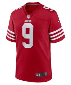 Jacob Eason 9 San Francisco 49ers Home Game Player Jersey - Scarlet