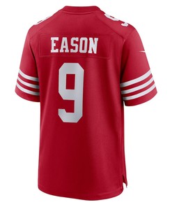 Jacob Eason 9 San Francisco 49ers Home Game Player Jersey - Scarlet