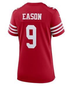 Jacob Eason 9 San Francisco 49ers Women's Home Game Player Jersey - Scarlet