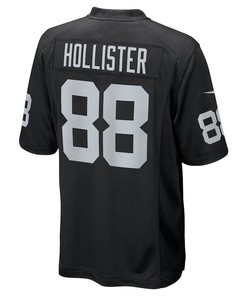 Jacob Hollister 88 Las Vegas Raiders Game Player Jersey - Black