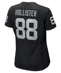 Jacob Hollister Las Vegas Raiders Women's Game Player Jersey - Black