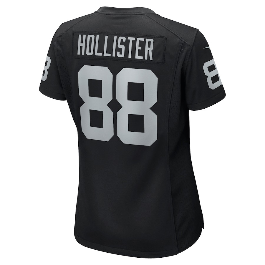 Jacob Hollister Las Vegas Raiders Women's Game Player Jersey - Black