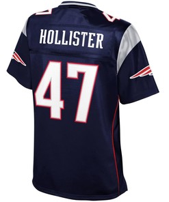 Jacob Hollister New England Patriots Nfl Pro Line Womens Team Color Player Jersey - Navy