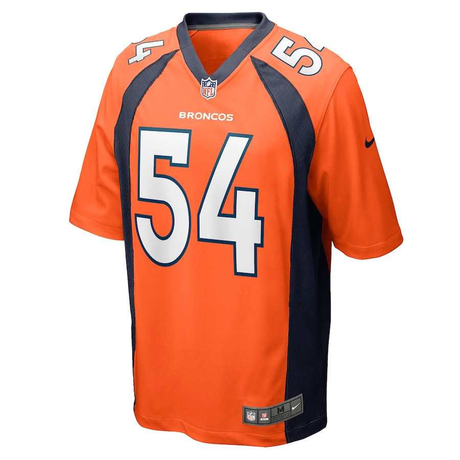 Jacob Martin 54 Denver Broncos Game Player Jersey - Orange