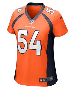Jacob Martin 54 Denver Broncos Women's Game Player Jersey - Orange