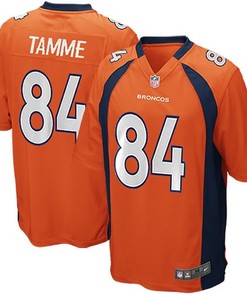 Jacob Tamme Denver Broncos Team Color Game Jersey - Orange Nfl