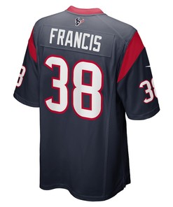 Jacobi Francis Houston Texans Game Player Jersey - Navy