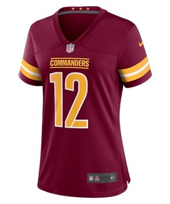 Jacoby Brissett 12 Washington Commanders Women Game Jersey - Burgundy
