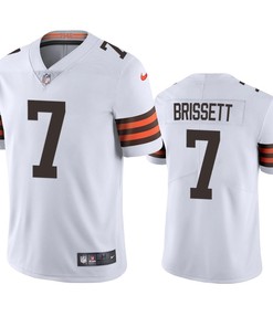 Jacoby Brissett 7 Cleveland Browns White Vapor Limited Jersey