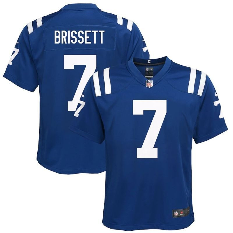 Jacoby Brissett #7 Nfl 2020 Navy Blue Jersey