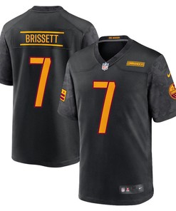 Jacoby Brissett 7 Washington Commanders Game Men Jersey - Black