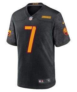 Jacoby Brissett 7 Washington Commanders Game Men Jersey - Black