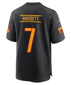 Jacoby Brissett 7 Washington Commanders Game Men Jersey - Black