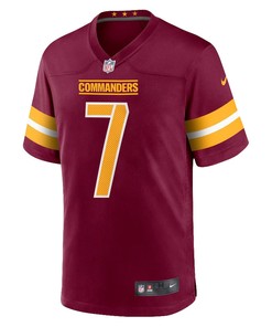 Jacoby Brissett 7 Washington Commanders Game Men Jersey - Burgundy