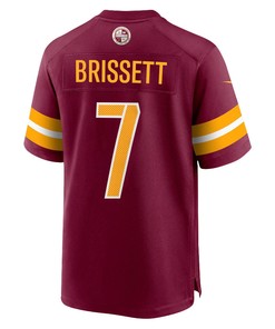 Jacoby Brissett 7 Washington Commanders Game Men Jersey - Burgundy