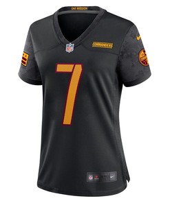 Jacoby Brissett 7 Washington Commanders Game Women Jersey - Black