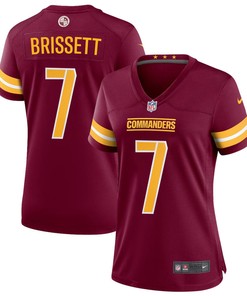 Jacoby Brissett 7 Washington Commanders Game Women Jersey - Burgundy