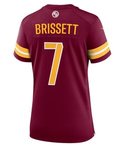 Jacoby Brissett 7 Washington Commanders Game Women Jersey - Burgundy