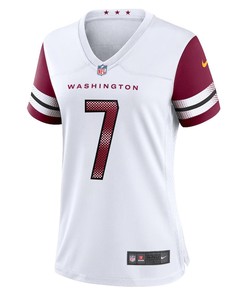 Jacoby Brissett 7 Washington Commanders Game Women Jersey - White