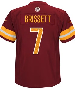 Jacoby Brissett 7 Washington Commanders Game Youth Jersey - Burgundy
