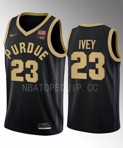 Jaden Ivey 23 Purdue Boilermakers 2022-23 Uniform Jersey College Basketball Black