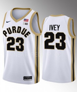 Jaden Ivey 23 Purdue Boilermakers 2022-23 Uniform Jersey College Basketball White