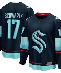 Jaden Schwartz Seattle Kraken Fanatics Branded Home Breakaway Player Jersey - Navy Nhl