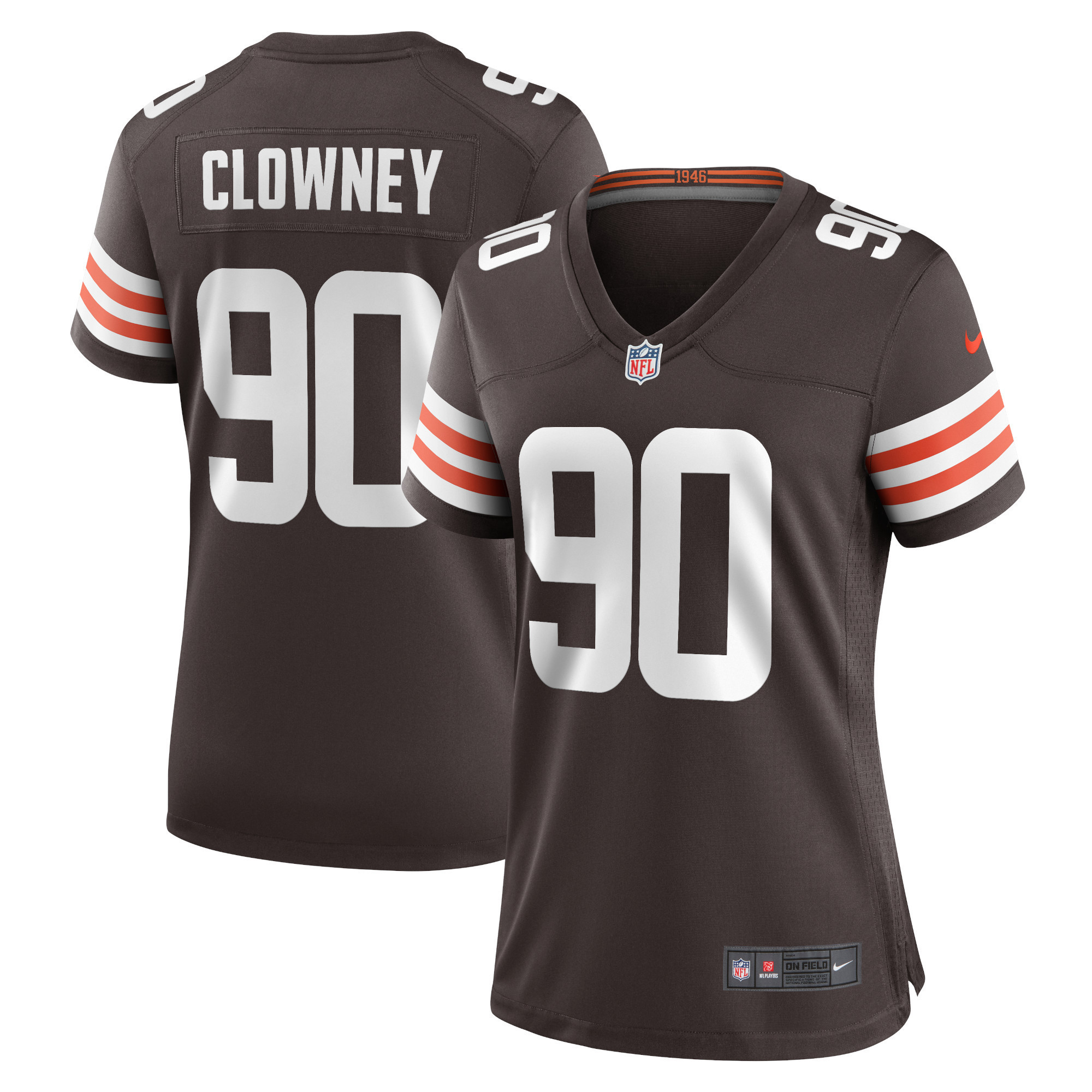 Jadeveon Clowney Cleveland Browns Womens Game Jersey - Brown Nfl