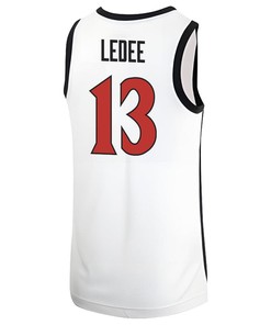 Jaedon LeDee 13 San Diego State Aztecs 2023 Basketball Jersey MW Logo- Men White