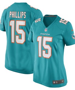 Jaelan Phillips Miami Dolphins Womens Game Player Jersey - Aqua Nfl