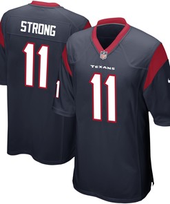 Jaelen Strong Houston Texans Game Jersey - Navy Nfl