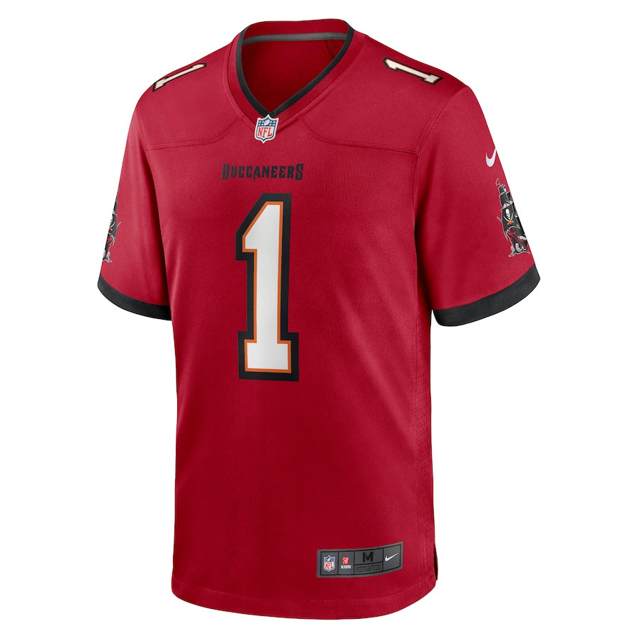 Jaelon Darden 1 Tampa Bay Buccaneers Game Jersey - Red