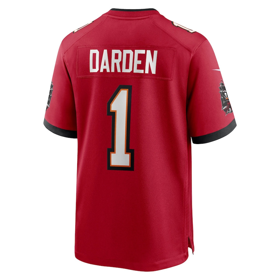 Jaelon Darden 1 Tampa Bay Buccaneers Game Jersey - Red