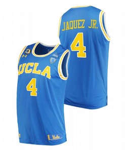 Jaime Jaquez Jr. 4 UCLA Bruins 2023 March Madness Elite 8 College Basketball Jersey - Blue