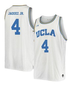 Jaime Jaquez Jr. 4 UCLA Bruins Retro Elite Basketball Jersey - White