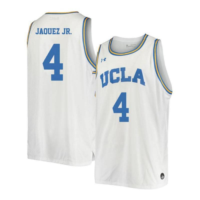 Jaime Jaquez Jr. 4 UCLA Bruins Retro Elite Basketball Jersey White