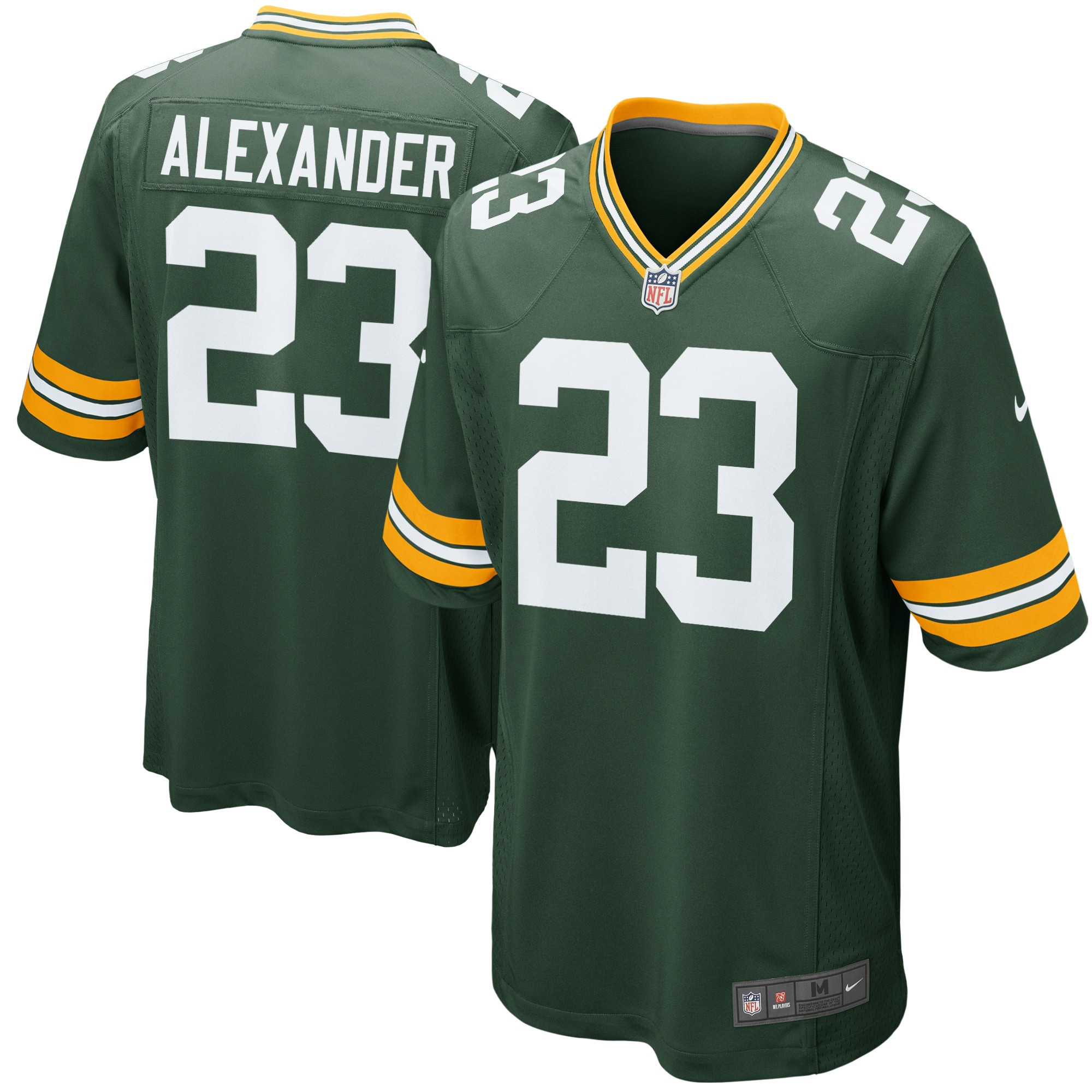 Jaire Alexander Green Bay Packers Game Player Jersey - Green Nfl