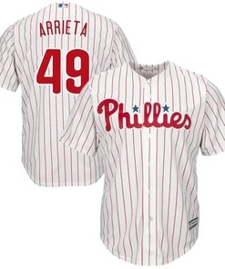 Jake Arrieta Philadelphia Phillies Official Cool Base Player Jersey - White