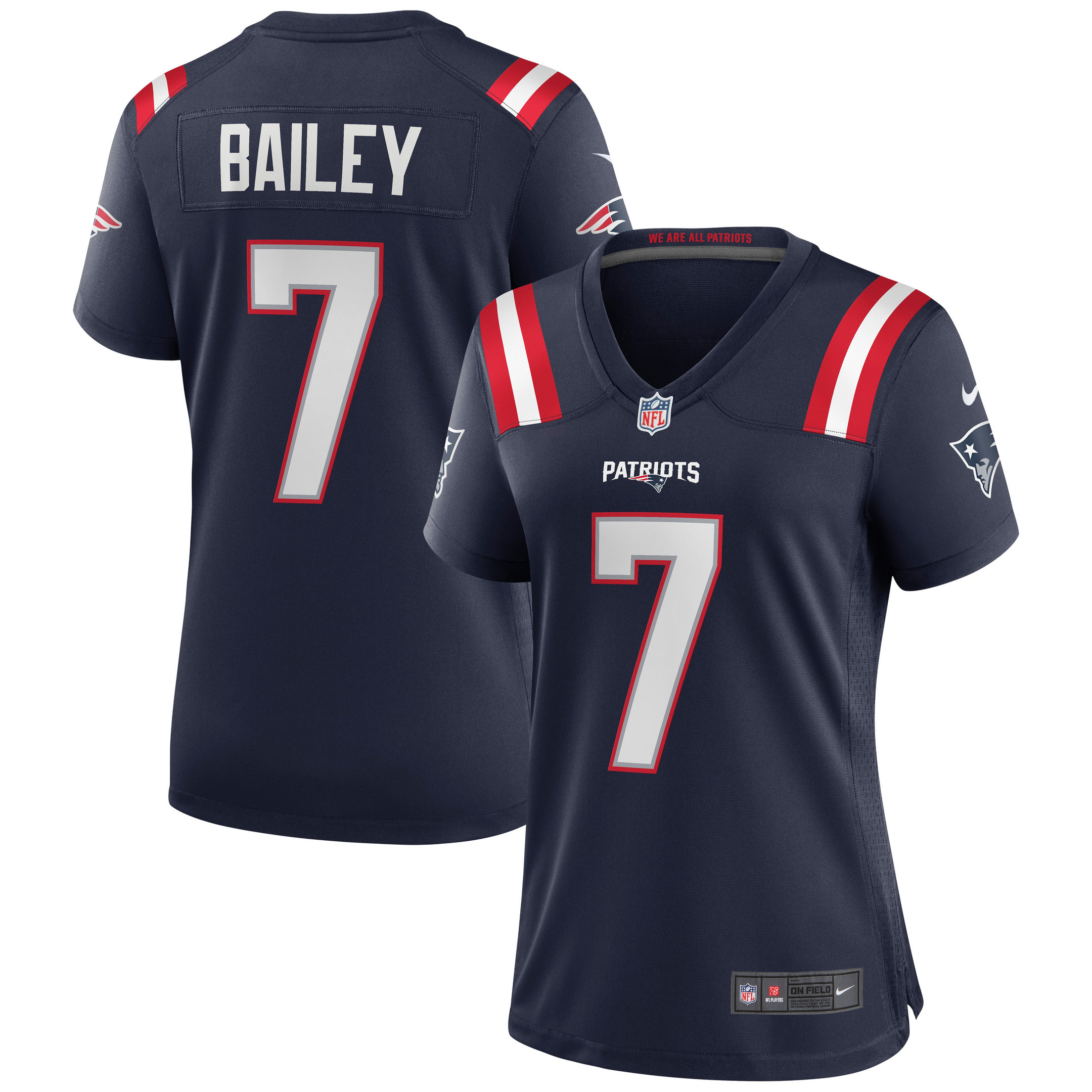 Jake Bailey New England Patriots Womens Game Jersey - Navy Nfl
